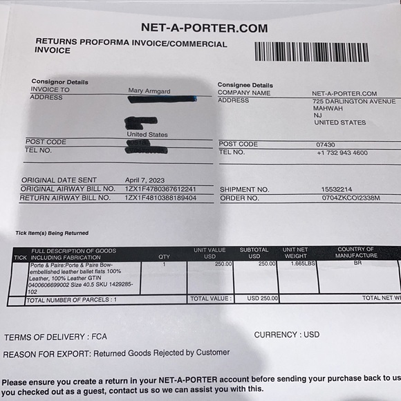 Porte and Paire Nude Ballet Flats size IT40.5 - Picture 3 of 7